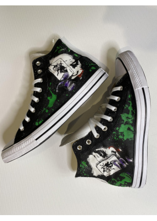 PÁNSKE TENISKY CONVERSE - JOKER  RUČNE MAĽOVANÉ 